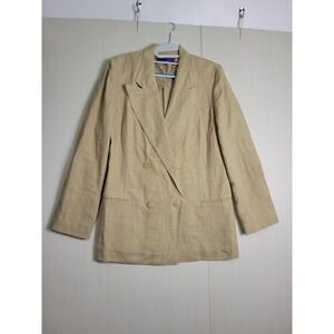 Ralph Lauren Purple Label Antonine Tweed Jacket Womens 4 Silk Linen $2,290